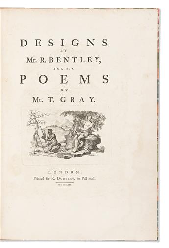 Gray, Thomas (1716-1771) Designs by Mr. R. Bentley for Six Poems.